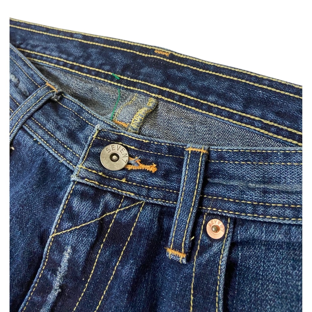 Seven7 Seven 7 Jeans Mens 34 Relaxed Fit Dark Wash‎ Mid-Rise Denim Everyday Wear